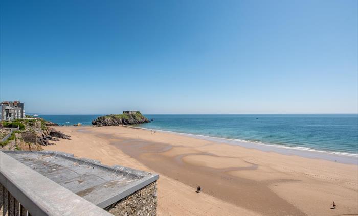 View from Tenby Rocks Terrace
